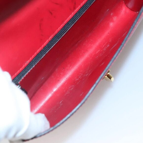 LOUIS VUITTON Epi Pochette Arche Shoulder Bag Red LV Auth - Picture 12 of 16